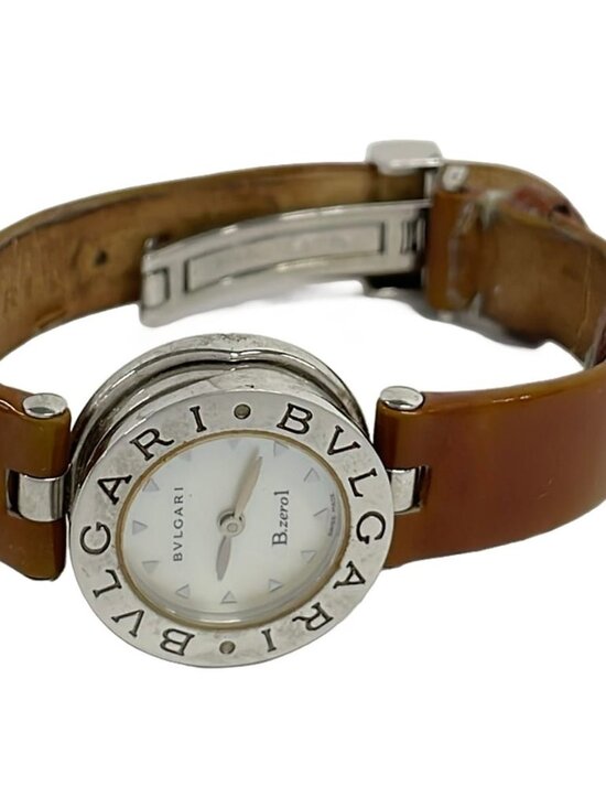 Bvlgari Watch Leather Shell Dial White main image 6